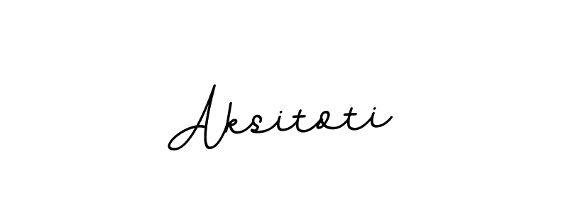 Design your own signature with our free online signature maker. With this signature software, you can create a handwritten (BallpointsItalic-DORy9) signature for name Aksitoti. Aksitoti signature style 11 images and pictures png