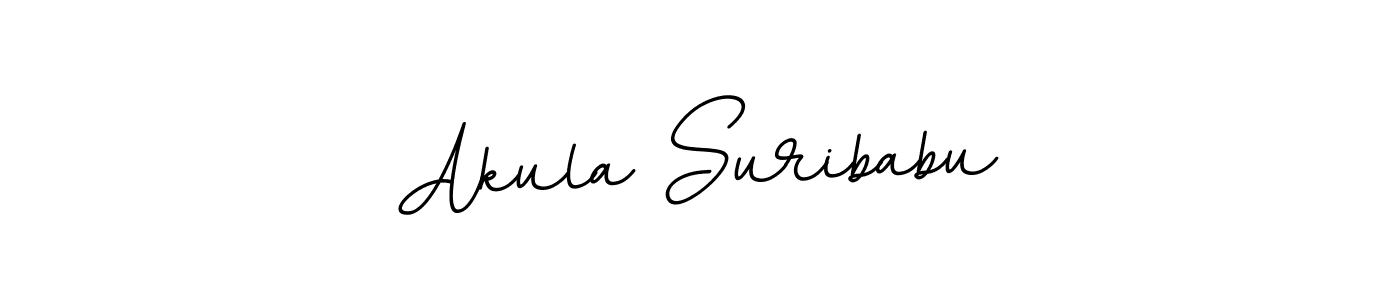 Akula Suribabu stylish signature style. Best Handwritten Sign (BallpointsItalic-DORy9) for my name. Handwritten Signature Collection Ideas for my name Akula Suribabu. Akula Suribabu signature style 11 images and pictures png