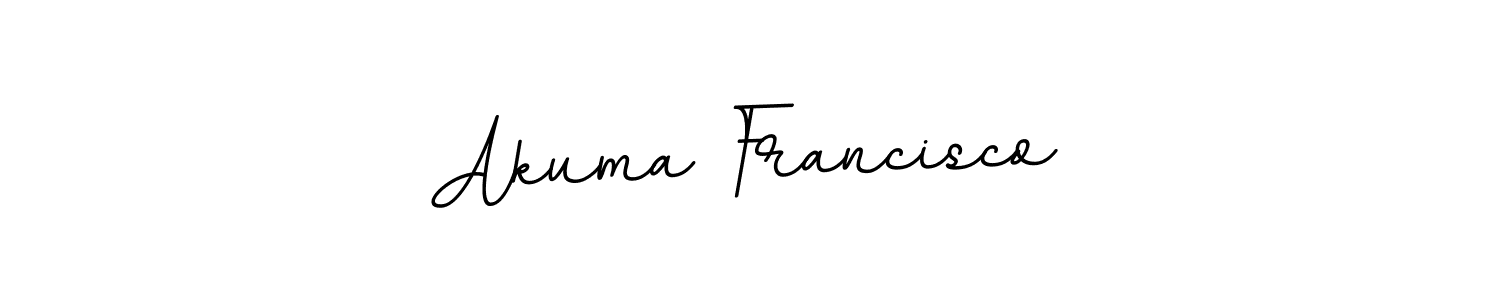 Akuma Francisco stylish signature style. Best Handwritten Sign (BallpointsItalic-DORy9) for my name. Handwritten Signature Collection Ideas for my name Akuma Francisco. Akuma Francisco signature style 11 images and pictures png