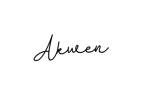 How to make Akwen signature? BallpointsItalic-DORy9 is a professional autograph style. Create handwritten signature for Akwen name. Akwen signature style 11 images and pictures png