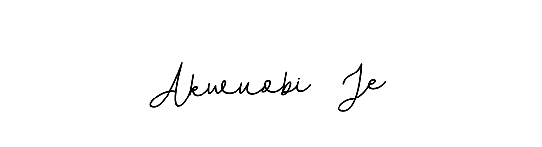 Also we have Akwuobi  Je name is the best signature style. Create professional handwritten signature collection using BallpointsItalic-DORy9 autograph style. Akwuobi  Je signature style 11 images and pictures png