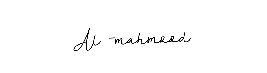 Make a beautiful signature design for name Al -mahmood. With this signature (BallpointsItalic-DORy9) style, you can create a handwritten signature for free. Al -mahmood signature style 11 images and pictures png