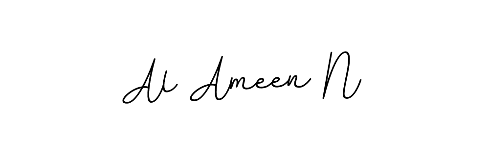 The best way (BallpointsItalic-DORy9) to make a short signature is to pick only two or three words in your name. The name Al Ameen N include a total of six letters. For converting this name. Al Ameen N signature style 11 images and pictures png