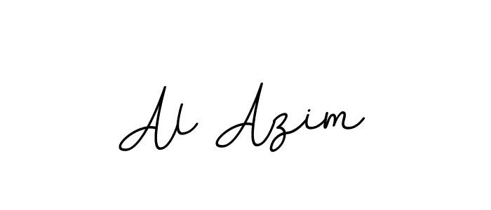 Create a beautiful signature design for name Al Azim. With this signature (BallpointsItalic-DORy9) fonts, you can make a handwritten signature for free. Al Azim signature style 11 images and pictures png