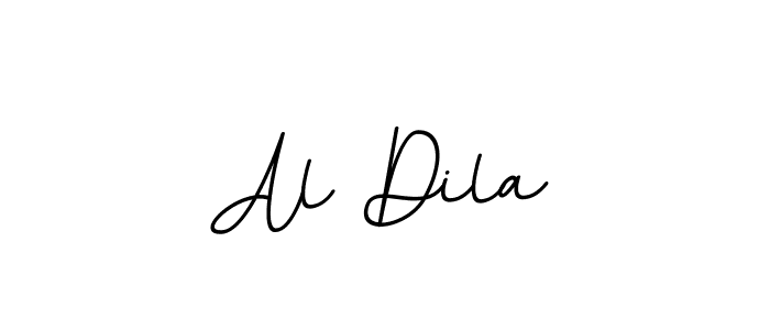 You should practise on your own different ways (BallpointsItalic-DORy9) to write your name (Al Dila) in signature. don't let someone else do it for you. Al Dila signature style 11 images and pictures png