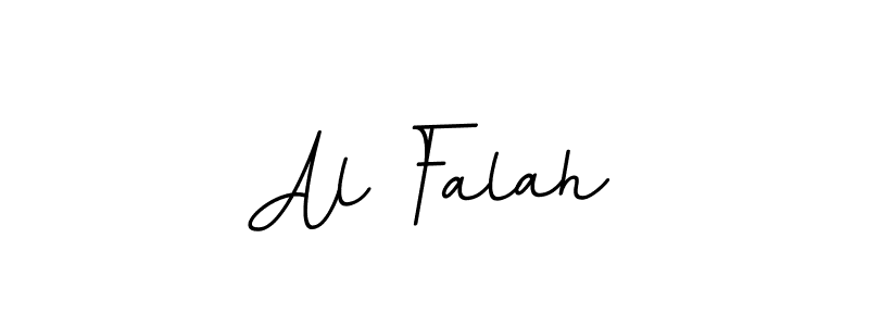 How to make Al Falah name signature. Use BallpointsItalic-DORy9 style for creating short signs online. This is the latest handwritten sign. Al Falah signature style 11 images and pictures png