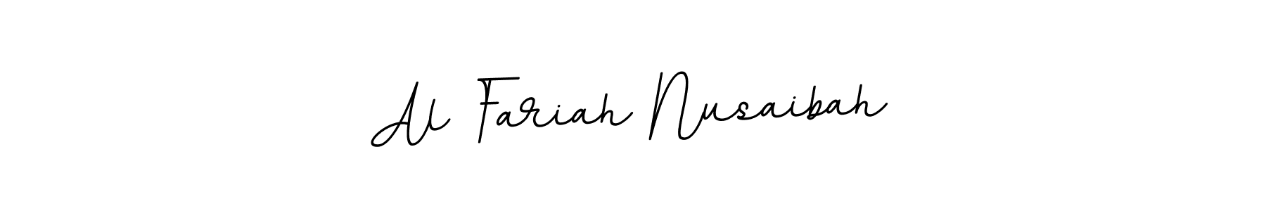 Make a beautiful signature design for name Al Fariah Nusaibah. Use this online signature maker to create a handwritten signature for free. Al Fariah Nusaibah signature style 11 images and pictures png