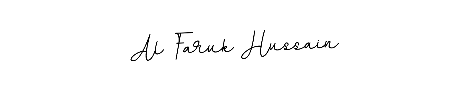 How to make Al Faruk Hussain name signature. Use BallpointsItalic-DORy9 style for creating short signs online. This is the latest handwritten sign. Al Faruk Hussain signature style 11 images and pictures png