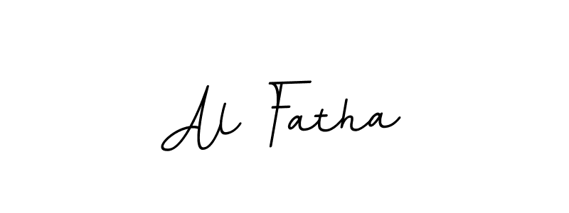 How to make Al Fatha name signature. Use BallpointsItalic-DORy9 style for creating short signs online. This is the latest handwritten sign. Al Fatha signature style 11 images and pictures png