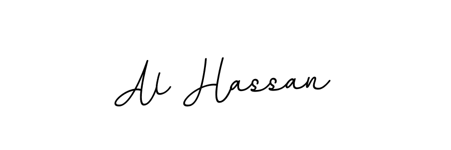 How to make Al Hassan name signature. Use BallpointsItalic-DORy9 style for creating short signs online. This is the latest handwritten sign. Al Hassan signature style 11 images and pictures png