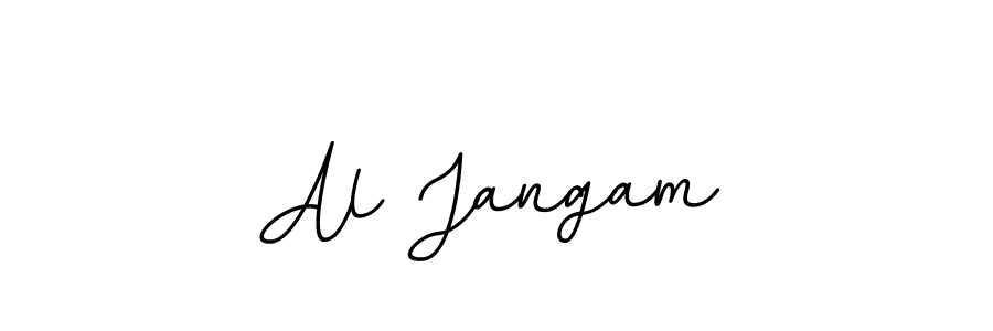 Make a beautiful signature design for name Al Jangam. With this signature (BallpointsItalic-DORy9) style, you can create a handwritten signature for free. Al Jangam signature style 11 images and pictures png