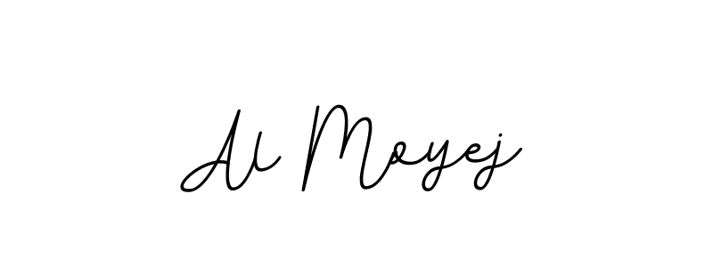 How to make Al Moyej name signature. Use BallpointsItalic-DORy9 style for creating short signs online. This is the latest handwritten sign. Al Moyej signature style 11 images and pictures png