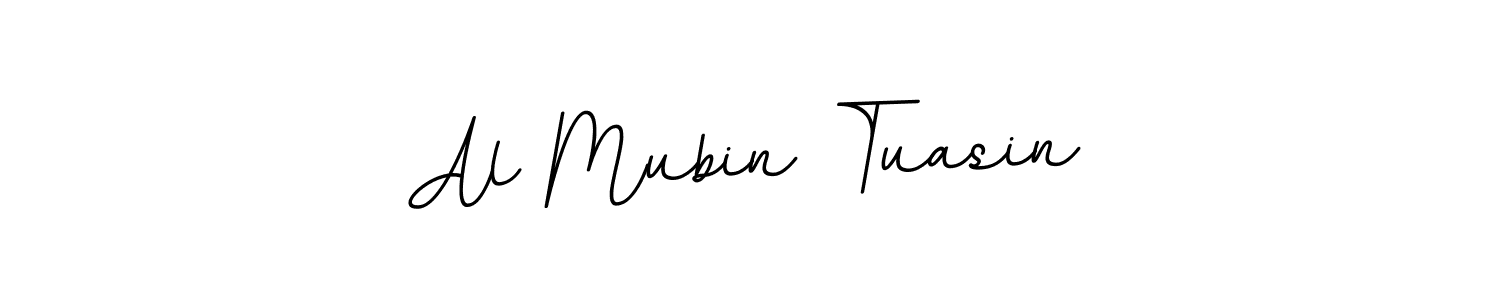 Design your own signature with our free online signature maker. With this signature software, you can create a handwritten (BallpointsItalic-DORy9) signature for name Al Mubin Tuasin. Al Mubin Tuasin signature style 11 images and pictures png