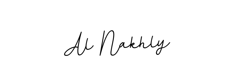 You should practise on your own different ways (BallpointsItalic-DORy9) to write your name (Al Nakhly) in signature. don't let someone else do it for you. Al Nakhly signature style 11 images and pictures png