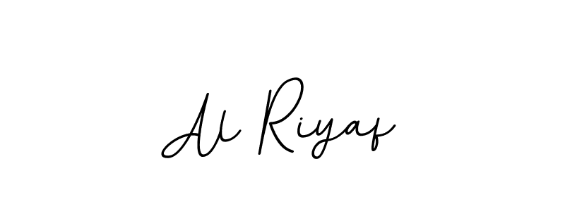 Create a beautiful signature design for name Al Riyaf. With this signature (BallpointsItalic-DORy9) fonts, you can make a handwritten signature for free. Al Riyaf signature style 11 images and pictures png