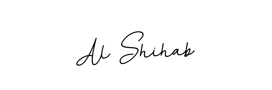 Create a beautiful signature design for name Al Shihab. With this signature (BallpointsItalic-DORy9) fonts, you can make a handwritten signature for free. Al Shihab signature style 11 images and pictures png