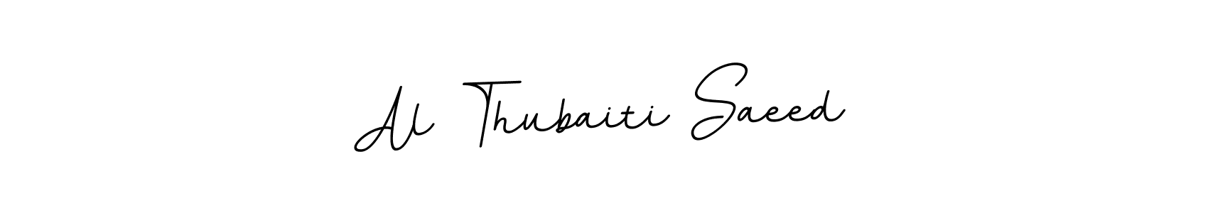 Also You can easily find your signature by using the search form. We will create Al Thubaiti Saeed name handwritten signature images for you free of cost using BallpointsItalic-DORy9 sign style. Al Thubaiti Saeed signature style 11 images and pictures png