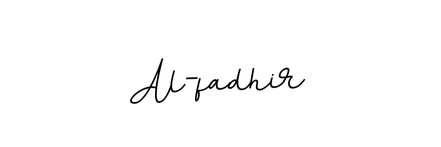 Al-fadhir stylish signature style. Best Handwritten Sign (BallpointsItalic-DORy9) for my name. Handwritten Signature Collection Ideas for my name Al-fadhir. Al-fadhir signature style 11 images and pictures png