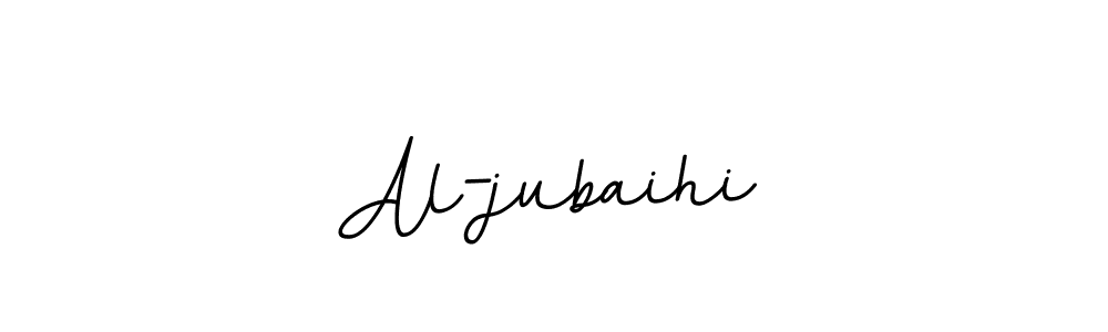 Create a beautiful signature design for name Al-jubaihi. With this signature (BallpointsItalic-DORy9) fonts, you can make a handwritten signature for free. Al-jubaihi signature style 11 images and pictures png