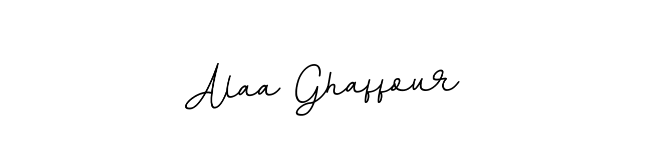 if you are searching for the best signature style for your name Alaa Ghaffour. so please give up your signature search. here we have designed multiple signature styles  using BallpointsItalic-DORy9. Alaa Ghaffour signature style 11 images and pictures png