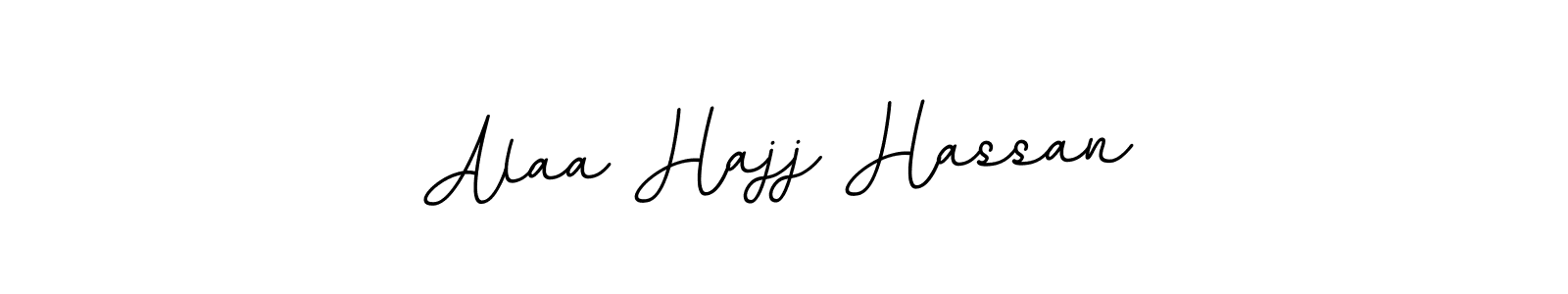 It looks lik you need a new signature style for name Alaa Hajj Hassan. Design unique handwritten (BallpointsItalic-DORy9) signature with our free signature maker in just a few clicks. Alaa Hajj Hassan signature style 11 images and pictures png