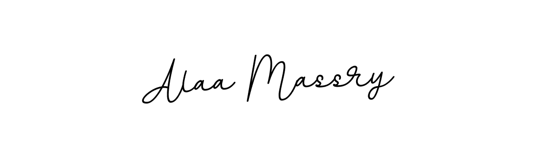 Make a beautiful signature design for name Alaa Massry. With this signature (BallpointsItalic-DORy9) style, you can create a handwritten signature for free. Alaa Massry signature style 11 images and pictures png