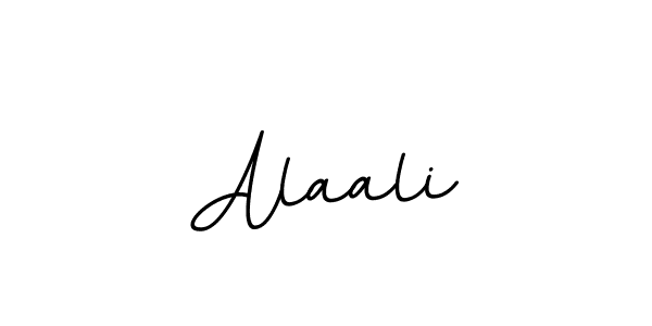 Use a signature maker to create a handwritten signature online. With this signature software, you can design (BallpointsItalic-DORy9) your own signature for name Alaali. Alaali signature style 11 images and pictures png