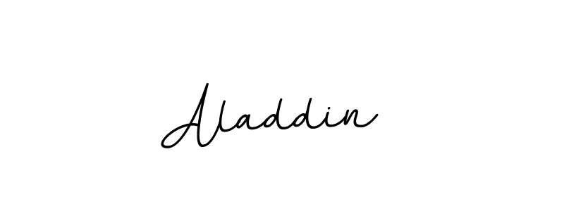 The best way (BallpointsItalic-DORy9) to make a short signature is to pick only two or three words in your name. The name Aladdin  include a total of six letters. For converting this name. Aladdin  signature style 11 images and pictures png