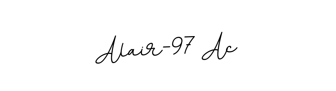 The best way (BallpointsItalic-DORy9) to make a short signature is to pick only two or three words in your name. The name Alair-97 Ac include a total of six letters. For converting this name. Alair-97 Ac signature style 11 images and pictures png