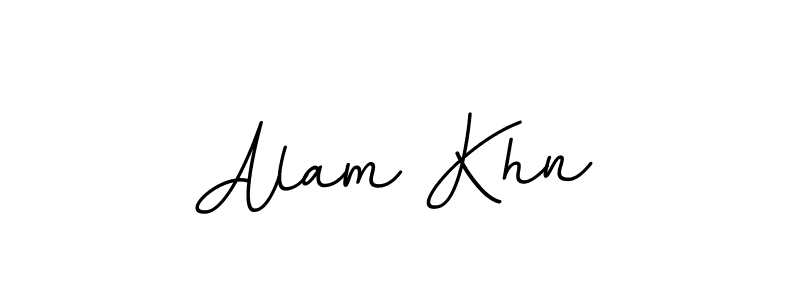 This is the best signature style for the Alam Khn name. Also you like these signature font (BallpointsItalic-DORy9). Mix name signature. Alam Khn signature style 11 images and pictures png