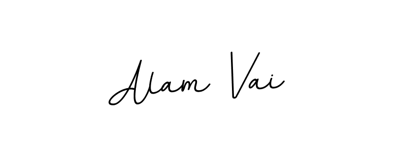 Check out images of Autograph of Alam Vai name. Actor Alam Vai Signature Style. BallpointsItalic-DORy9 is a professional sign style online. Alam Vai signature style 11 images and pictures png