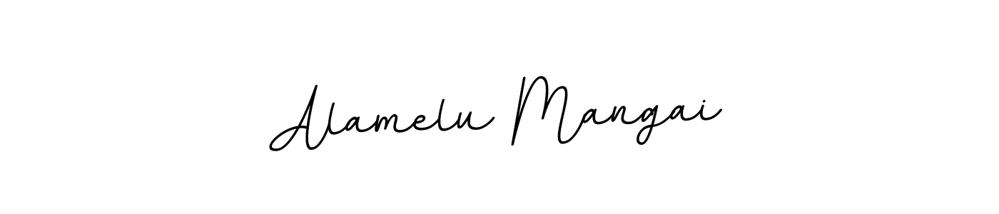 How to make Alamelu Mangai name signature. Use BallpointsItalic-DORy9 style for creating short signs online. This is the latest handwritten sign. Alamelu Mangai signature style 11 images and pictures png