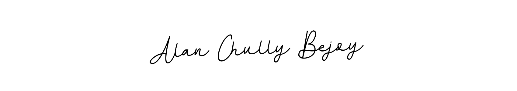 How to make Alan Chully Bejoy name signature. Use BallpointsItalic-DORy9 style for creating short signs online. This is the latest handwritten sign. Alan Chully Bejoy signature style 11 images and pictures png