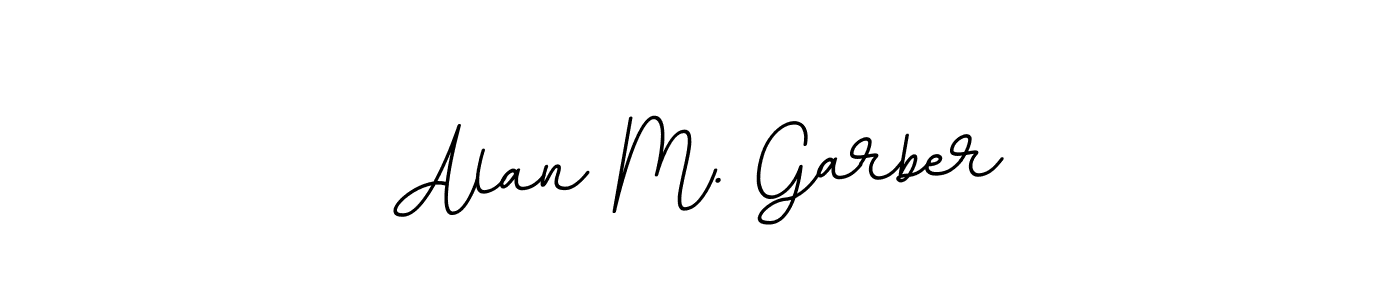 Design your own signature with our free online signature maker. With this signature software, you can create a handwritten (BallpointsItalic-DORy9) signature for name Alan M. Garber. Alan M. Garber signature style 11 images and pictures png