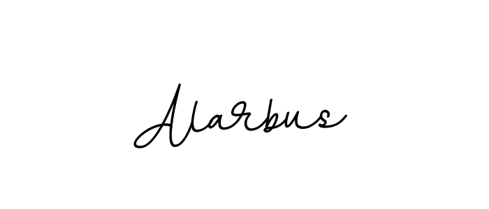 Use a signature maker to create a handwritten signature online. With this signature software, you can design (BallpointsItalic-DORy9) your own signature for name Alarbus. Alarbus signature style 11 images and pictures png