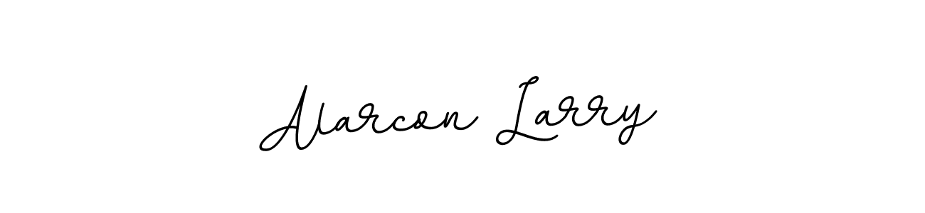 Design your own signature with our free online signature maker. With this signature software, you can create a handwritten (BallpointsItalic-DORy9) signature for name Alarcon Larry. Alarcon Larry signature style 11 images and pictures png