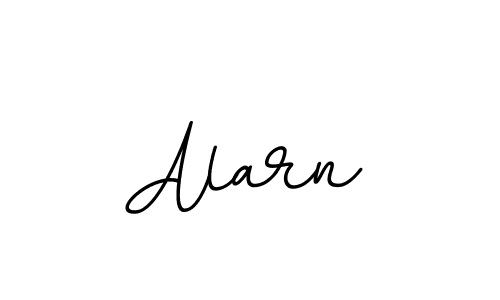 How to make Alarn name signature. Use BallpointsItalic-DORy9 style for creating short signs online. This is the latest handwritten sign. Alarn signature style 11 images and pictures png