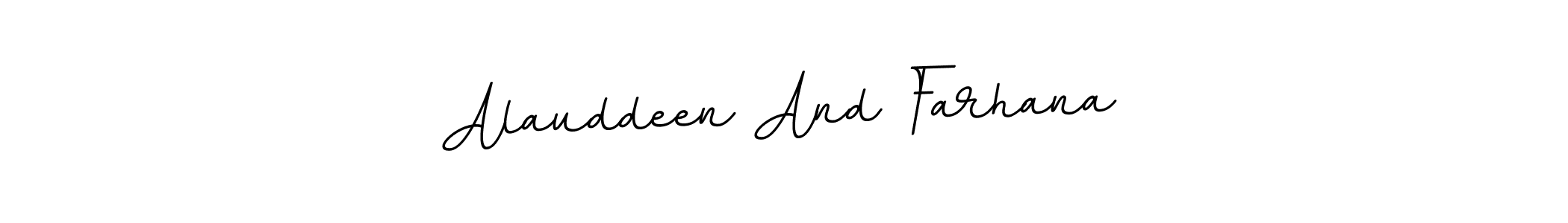 This is the best signature style for the Alauddeen And Farhana name. Also you like these signature font (BallpointsItalic-DORy9). Mix name signature. Alauddeen And Farhana signature style 11 images and pictures png