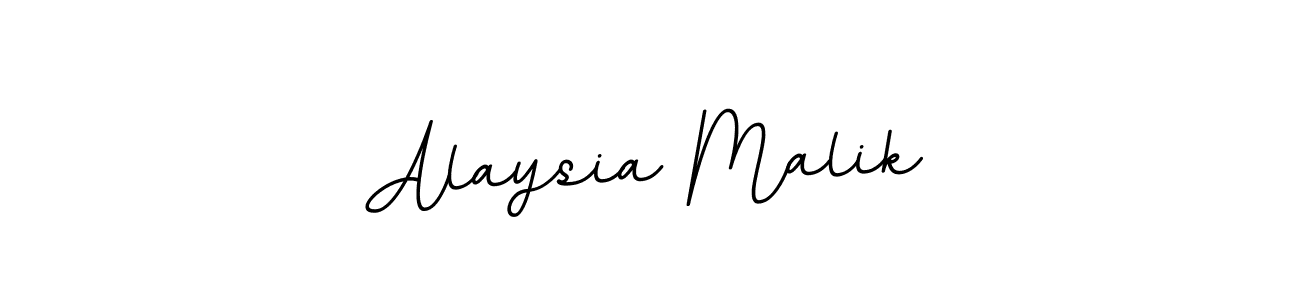 Make a beautiful signature design for name Alaysia Malik. With this signature (BallpointsItalic-DORy9) style, you can create a handwritten signature for free. Alaysia Malik signature style 11 images and pictures png