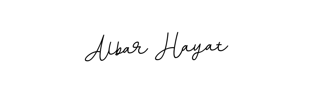 It looks lik you need a new signature style for name Albar Hayat. Design unique handwritten (BallpointsItalic-DORy9) signature with our free signature maker in just a few clicks. Albar Hayat signature style 11 images and pictures png