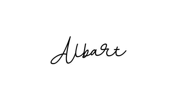 The best way (BallpointsItalic-DORy9) to make a short signature is to pick only two or three words in your name. The name Albart include a total of six letters. For converting this name. Albart signature style 11 images and pictures png