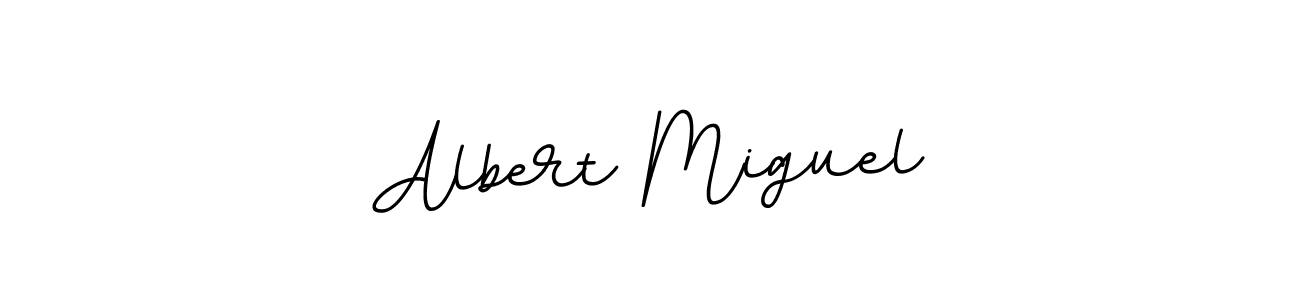 Albert Miguel stylish signature style. Best Handwritten Sign (BallpointsItalic-DORy9) for my name. Handwritten Signature Collection Ideas for my name Albert Miguel. Albert Miguel signature style 11 images and pictures png