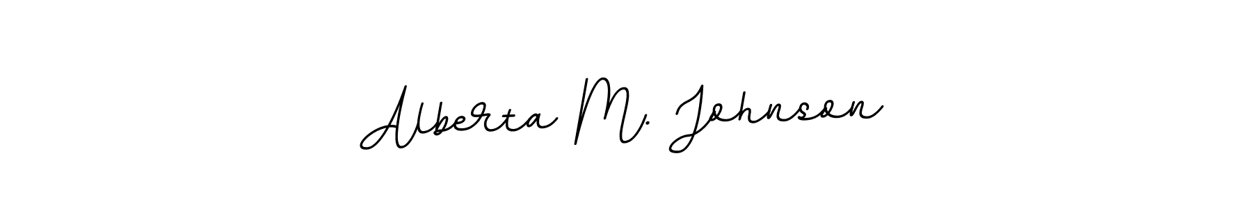 See photos of Alberta M. Johnson official signature by Spectra . Check more albums & portfolios. Read reviews & check more about BallpointsItalic-DORy9 font. Alberta M. Johnson signature style 11 images and pictures png