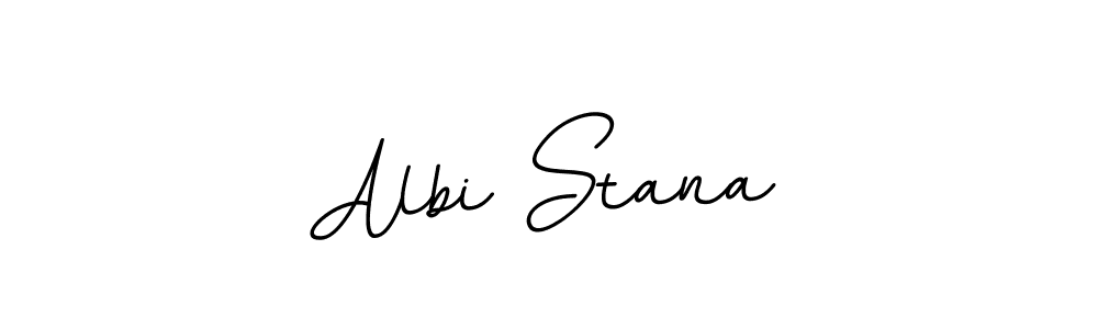 Make a beautiful signature design for name Albi Stana. With this signature (BallpointsItalic-DORy9) style, you can create a handwritten signature for free. Albi Stana signature style 11 images and pictures png