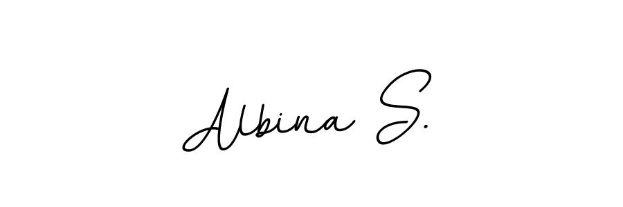 BallpointsItalic-DORy9 is a professional signature style that is perfect for those who want to add a touch of class to their signature. It is also a great choice for those who want to make their signature more unique. Get Albina S. name to fancy signature for free. Albina S. signature style 11 images and pictures png