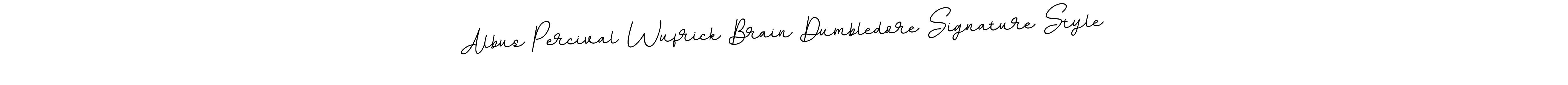 How to make Albus Percival Wufrick Brain Dumbledore Signature Style name signature. Use BallpointsItalic-DORy9 style for creating short signs online. This is the latest handwritten sign. Albus Percival Wufrick Brain Dumbledore Signature Style signature style 11 images and pictures png