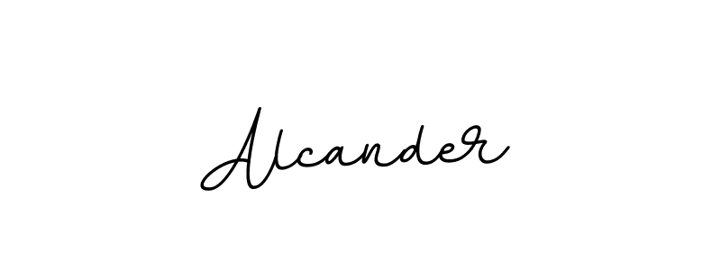 Create a beautiful signature design for name Alcander. With this signature (BallpointsItalic-DORy9) fonts, you can make a handwritten signature for free. Alcander signature style 11 images and pictures png