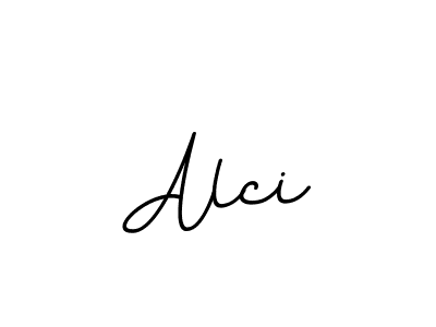 You should practise on your own different ways (BallpointsItalic-DORy9) to write your name (Alci) in signature. don't let someone else do it for you. Alci signature style 11 images and pictures png