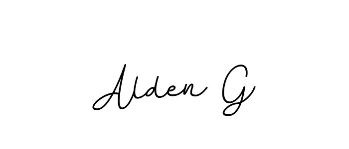 You should practise on your own different ways (BallpointsItalic-DORy9) to write your name (Alden G) in signature. don't let someone else do it for you. Alden G signature style 11 images and pictures png