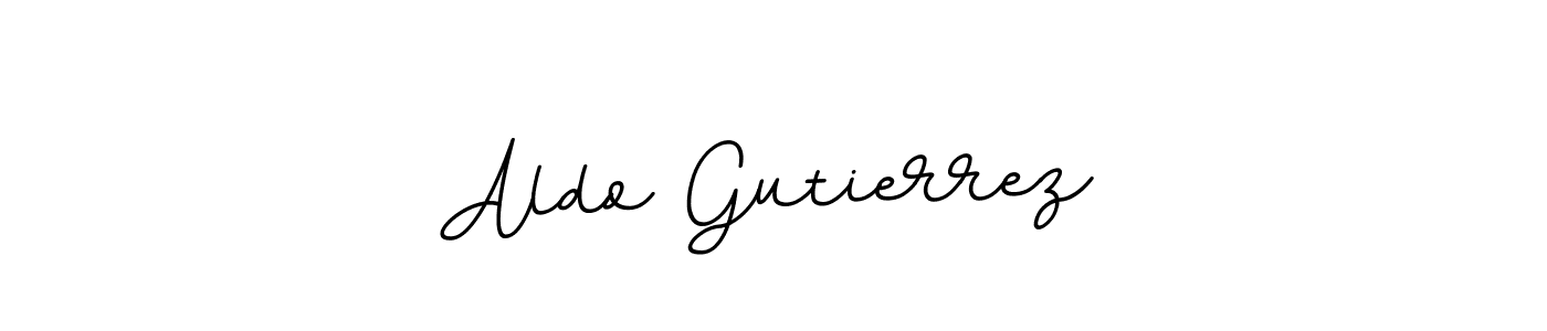 Create a beautiful signature design for name Aldo Gutierrez. With this signature (BallpointsItalic-DORy9) fonts, you can make a handwritten signature for free. Aldo Gutierrez signature style 11 images and pictures png